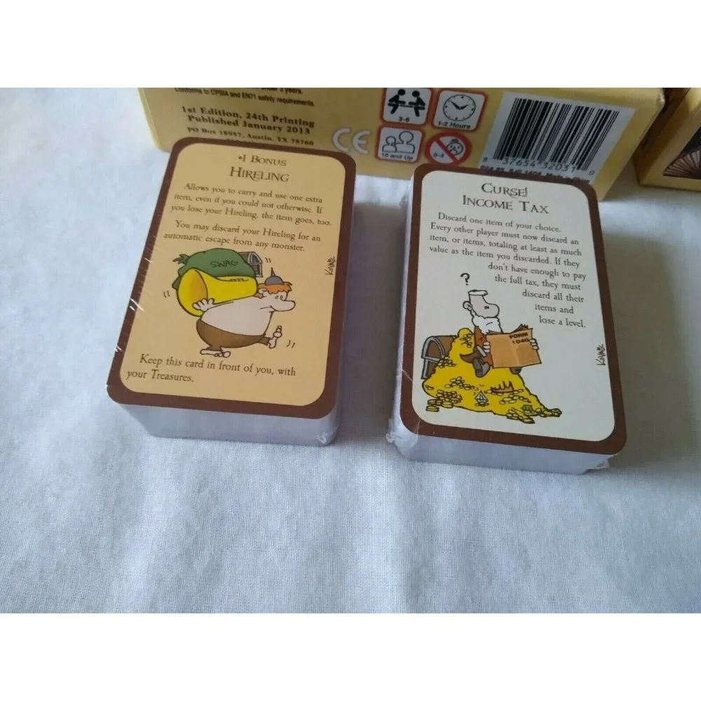 Steve Jackson Games SJG1408 Munchkin Card Game‎ 1st Edition 24th Printing